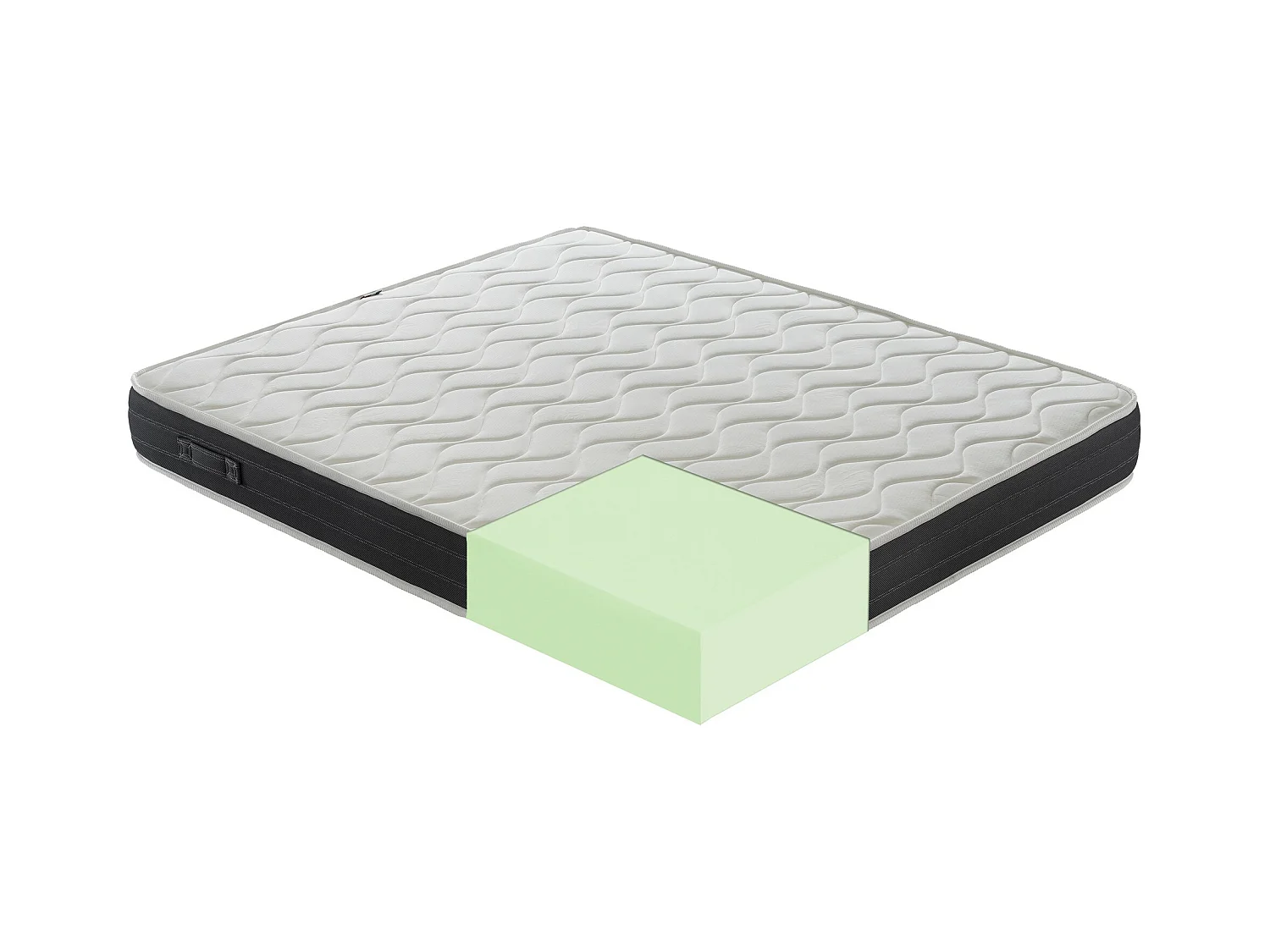 Matelas rafraîchissant à mémoire de forme 11 zones différentes 70x200 cm