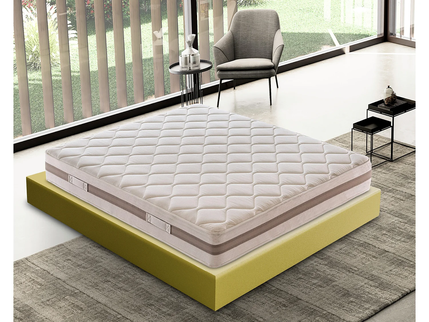 Matelas en mousse - 11 zones différenciées - 70x200 cm