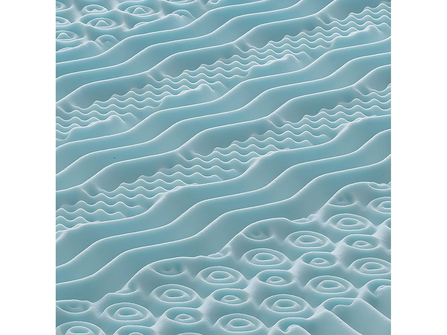 Topper 100x200 in Memory Foam - Alto 5 cm - Memory 9 Zone