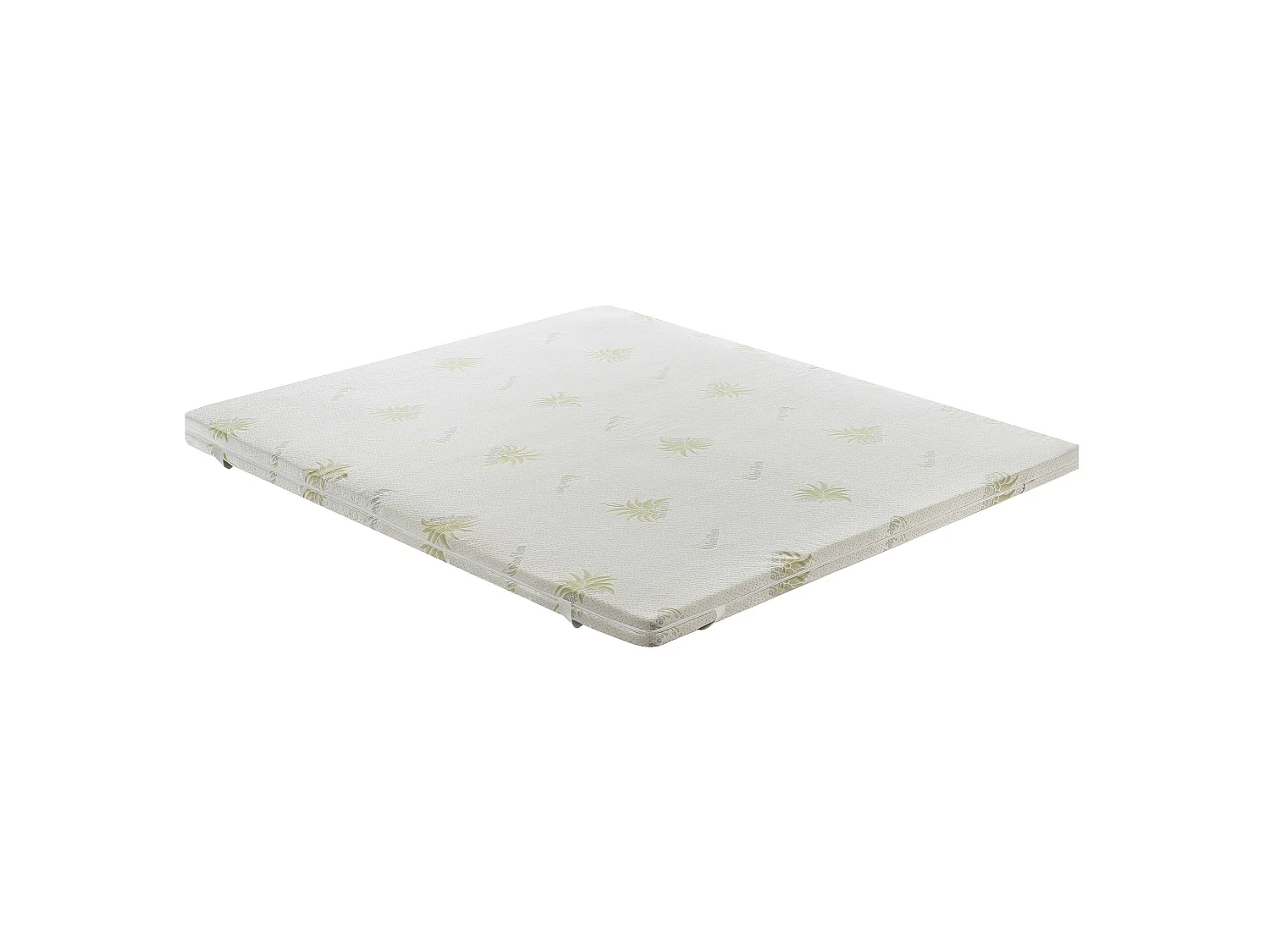 MaterassieDoghe - Topper in Memory Foam - Alto 5 cm - Rivestimento in aloe vera sfoderabile 180x200