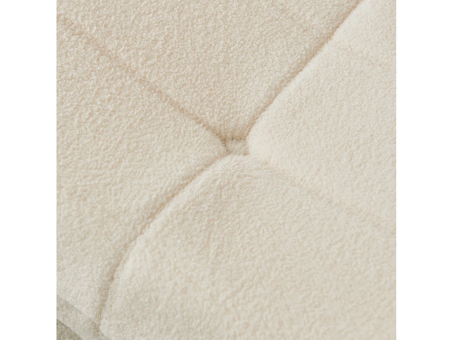 Zitzakstoel - Hoge dichtheid schuim - Zitzakbank - Woonkamerstoel - Fluweel - Beige