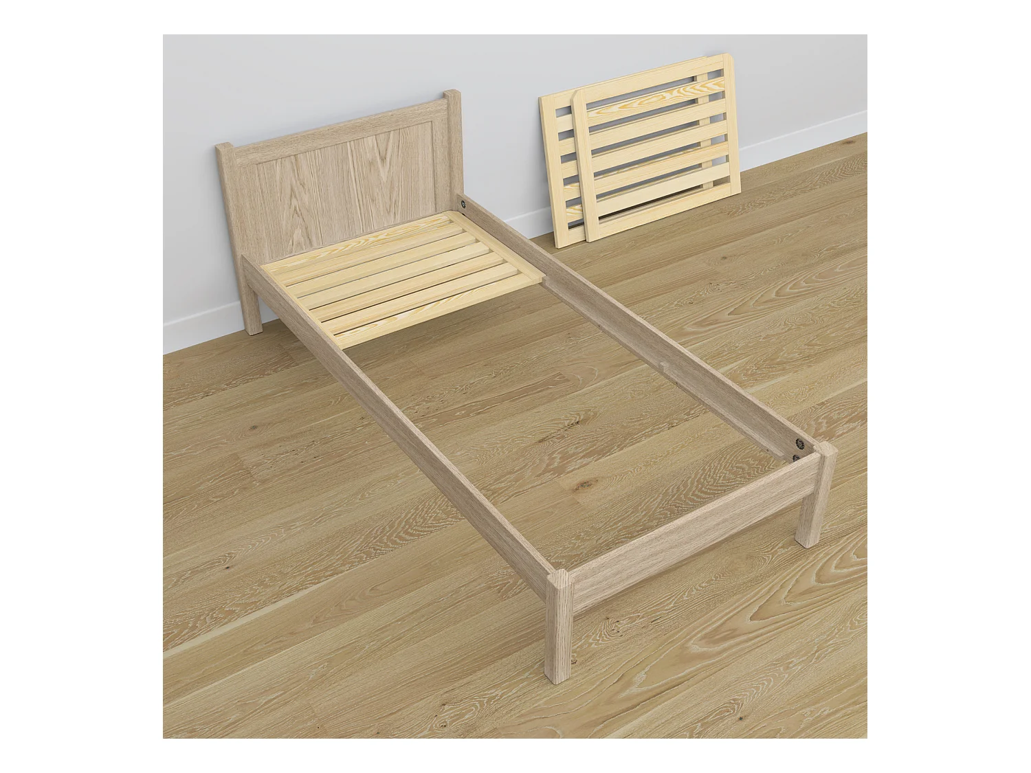 BETT N02 Sonoma Eiche 100x190