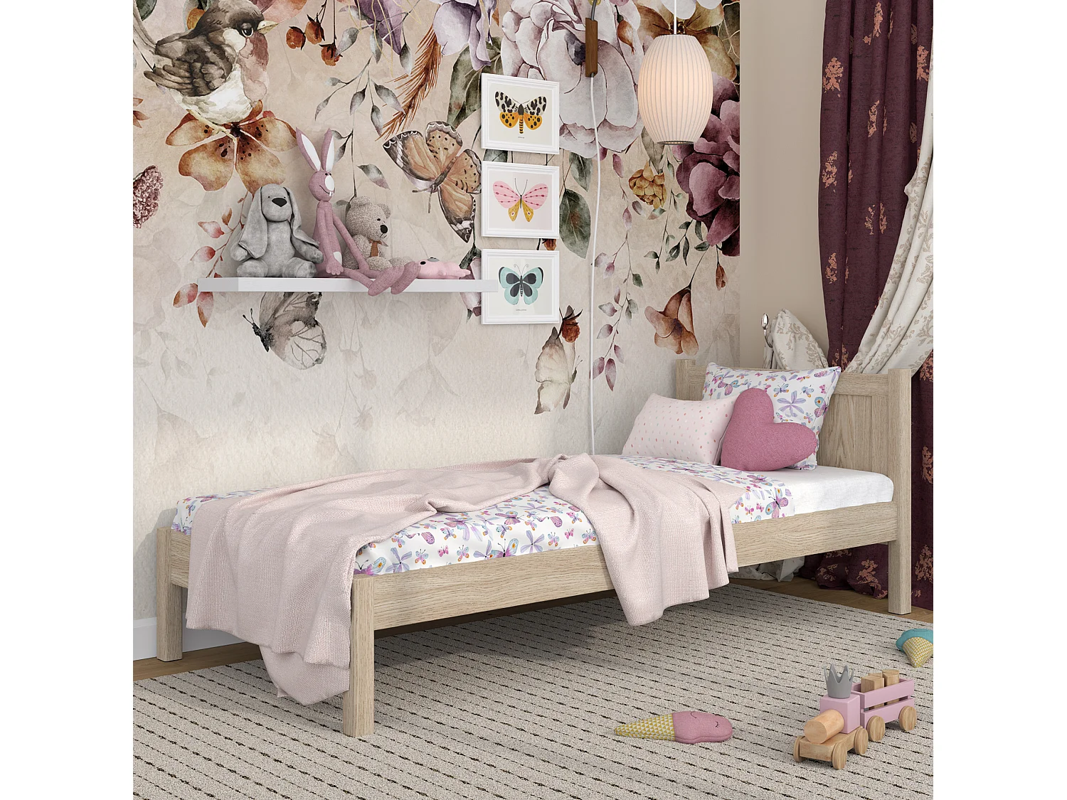 BETT N02 Sonoma Eiche 120x190