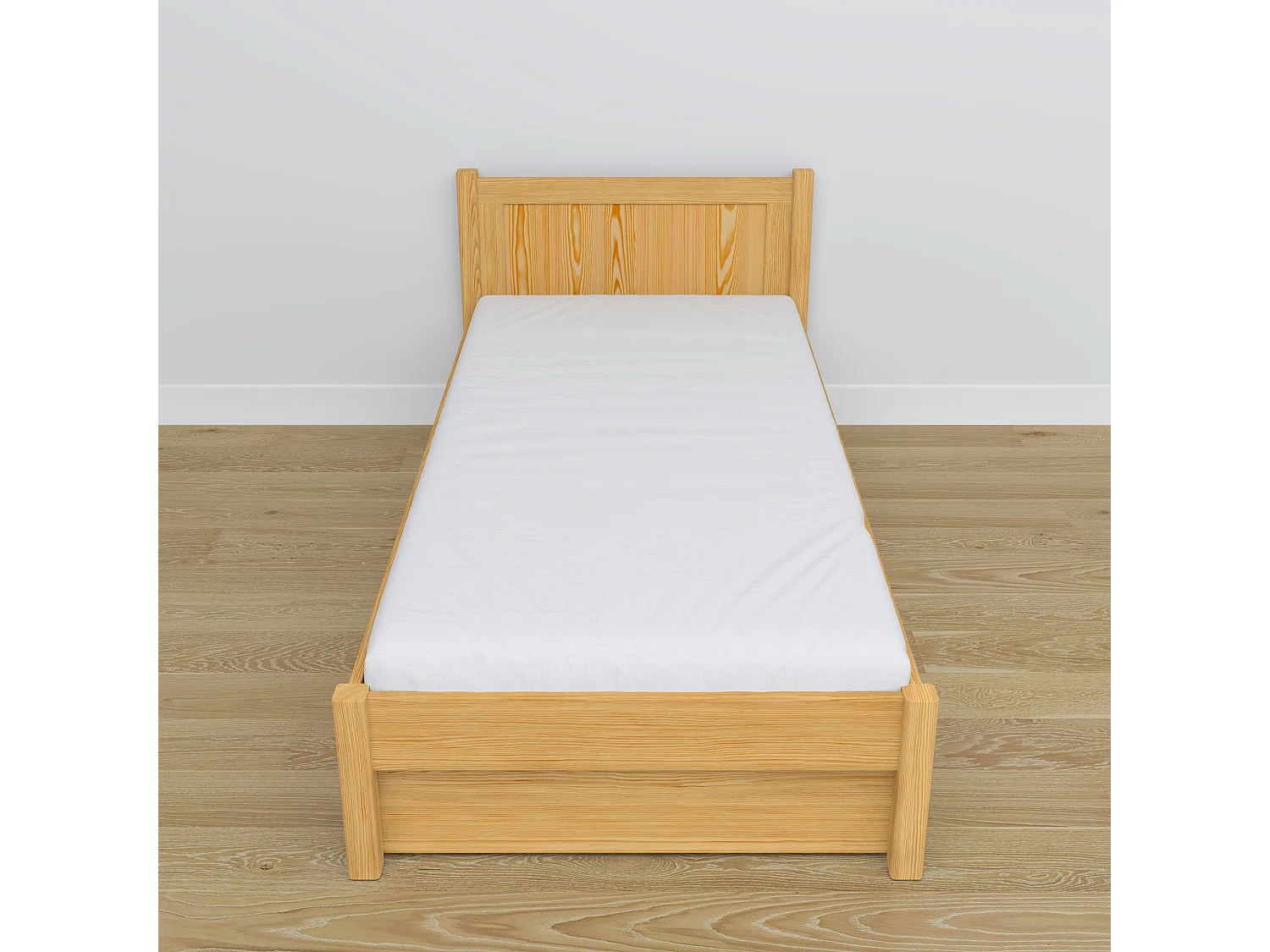 BETT mit Schublade N02 Naturkiefer 120x200