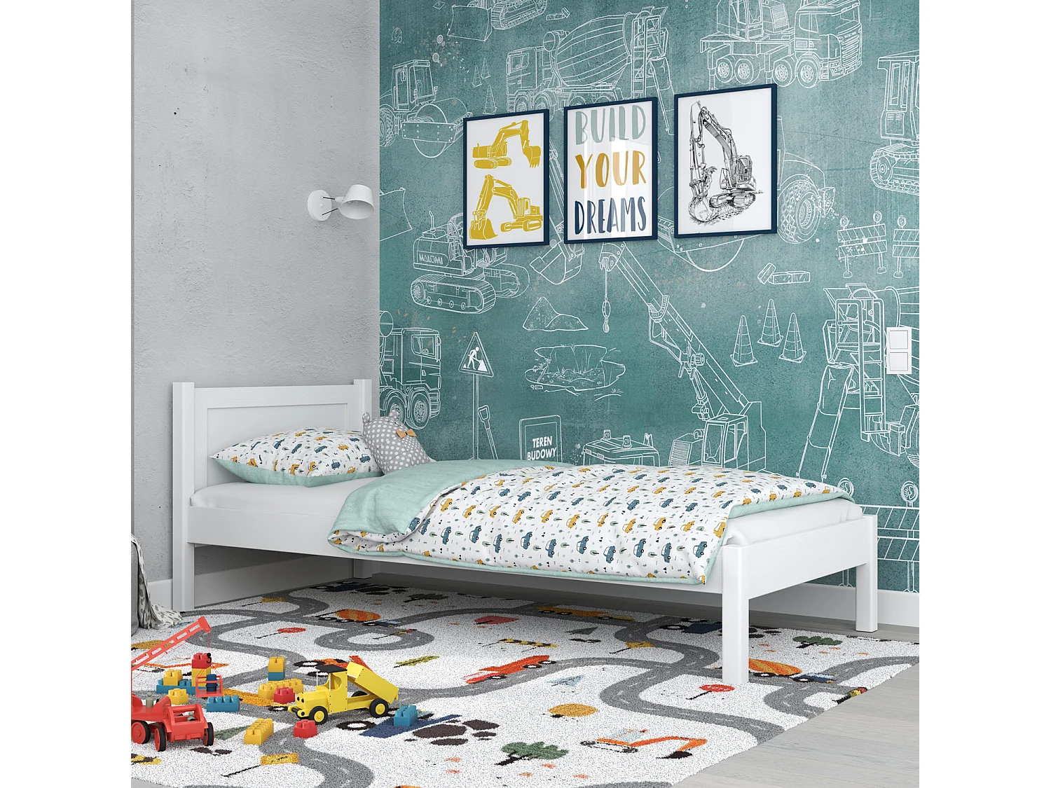 BETT N02 Weiß 80x200