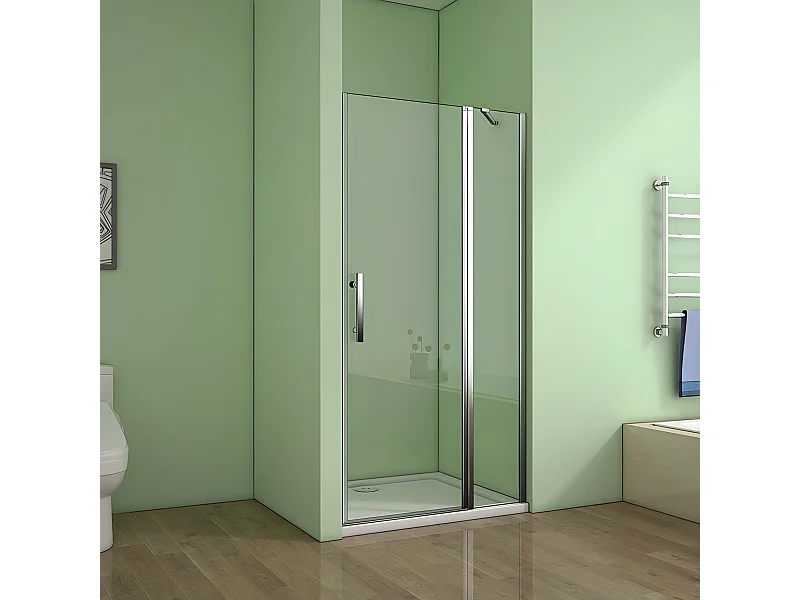 Nischentür Pendeltür Duschtür Schwenktür Duschabtrennung Dusche Duschkabine 90X195cm