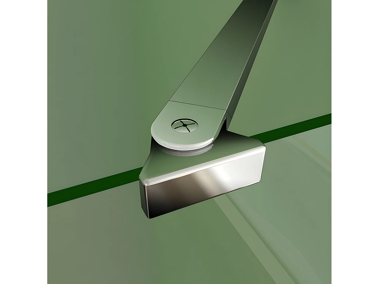 Nischentür Pendeltür Duschtür Schwenktür Duschabtrennung Dusche Duschkabine 100X195cm