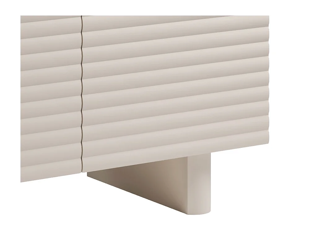 Commode 6 tiroirs - MDF - Beige - LUDIMA