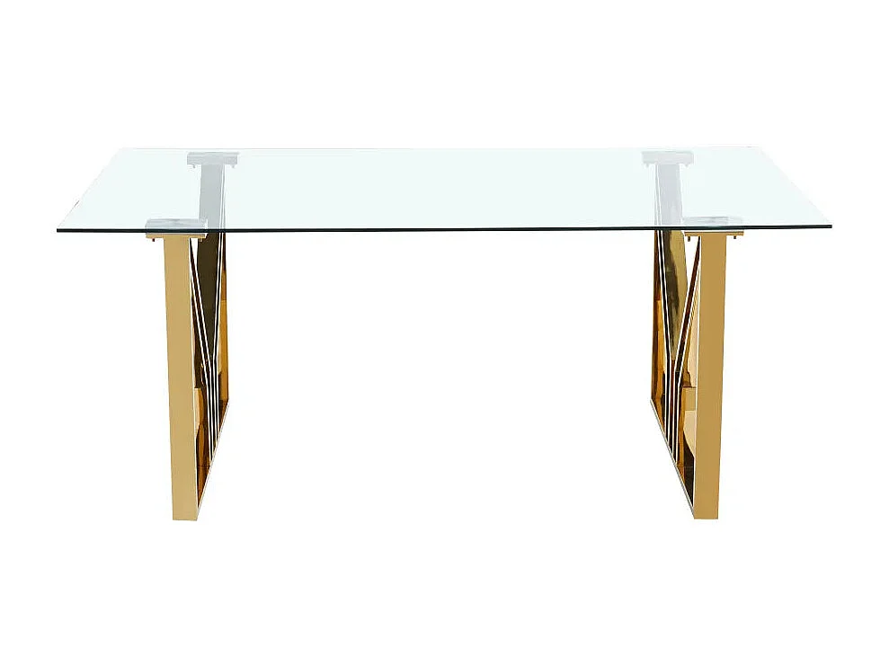 Table à manger IGREC Gold transparent