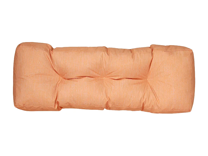 Palettenkissenrücken aus polyester 120x40x15 cm, orange