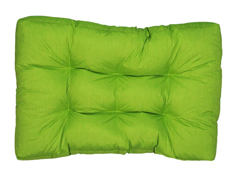 Palettenkissensitz aus polyester 120x80x15 cm, grün