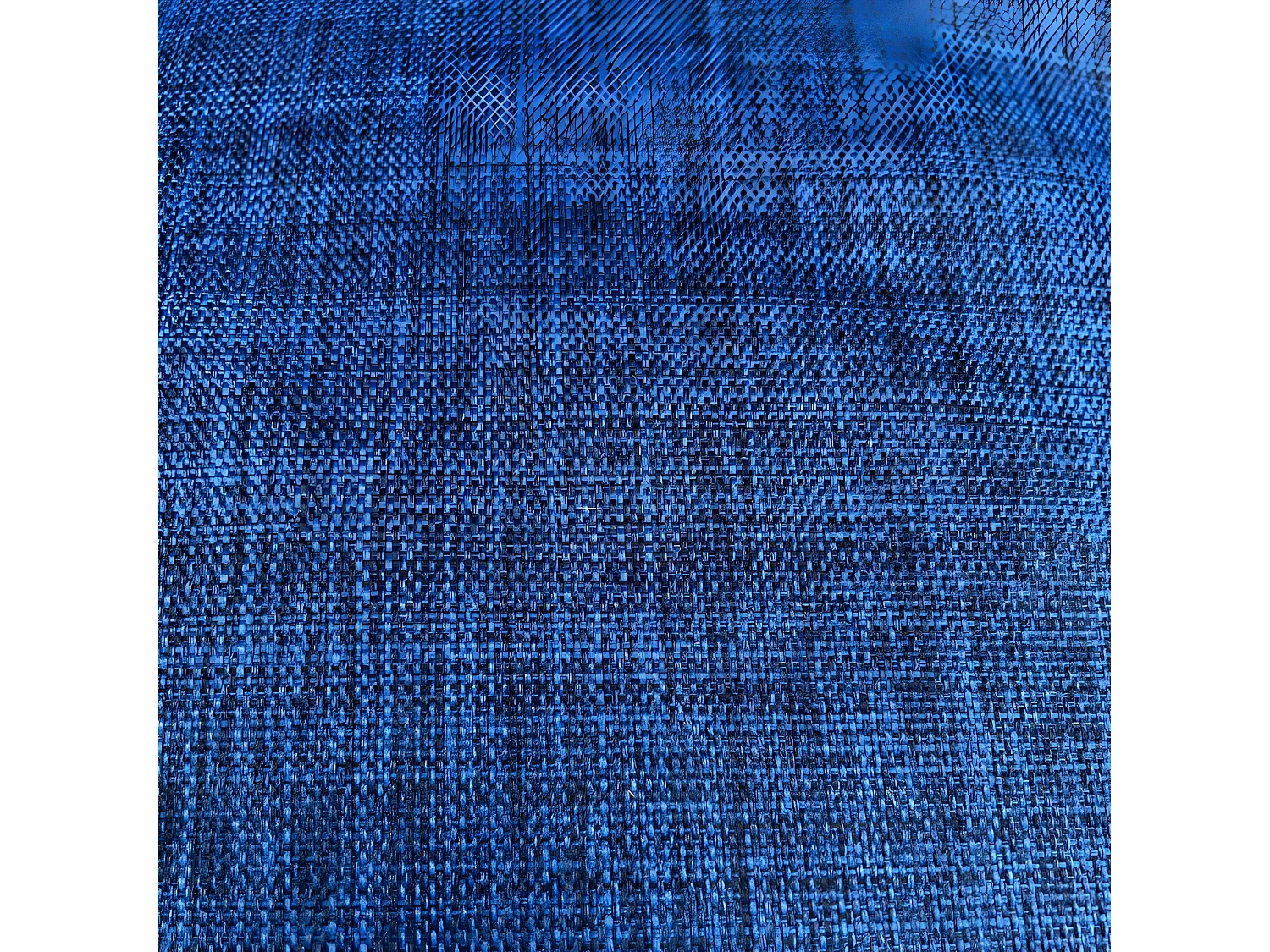 Blauwe polyester pallet kussen zitting 120x80x15 cm