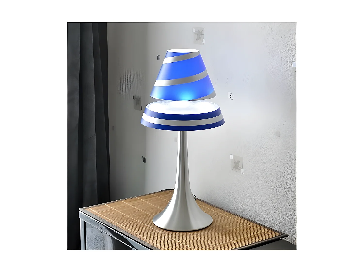Lampe en lévitation ALTHURIA HYPNOTIC BLEUE