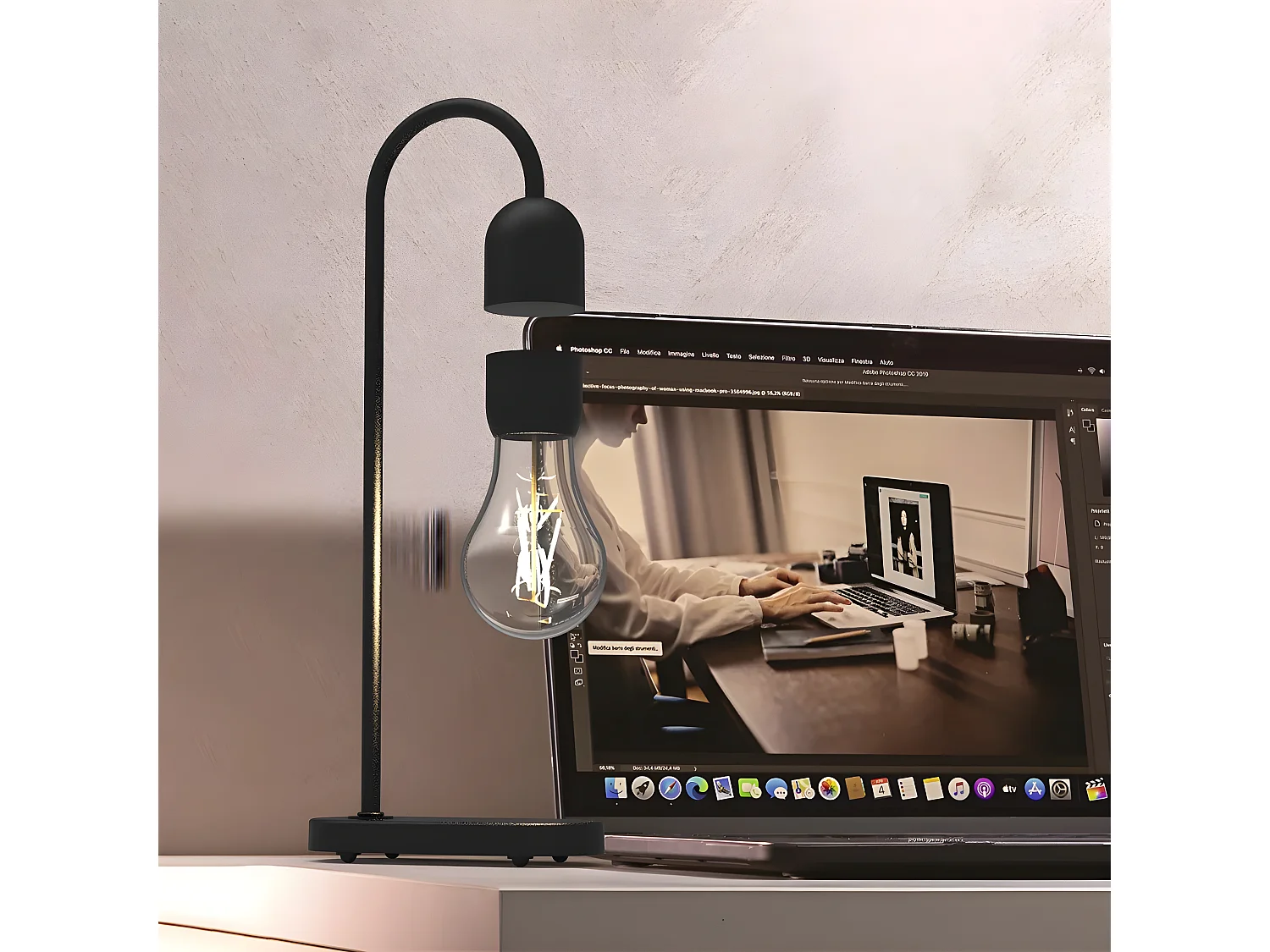 Lampe ampoule à led en lévitation NOFALL