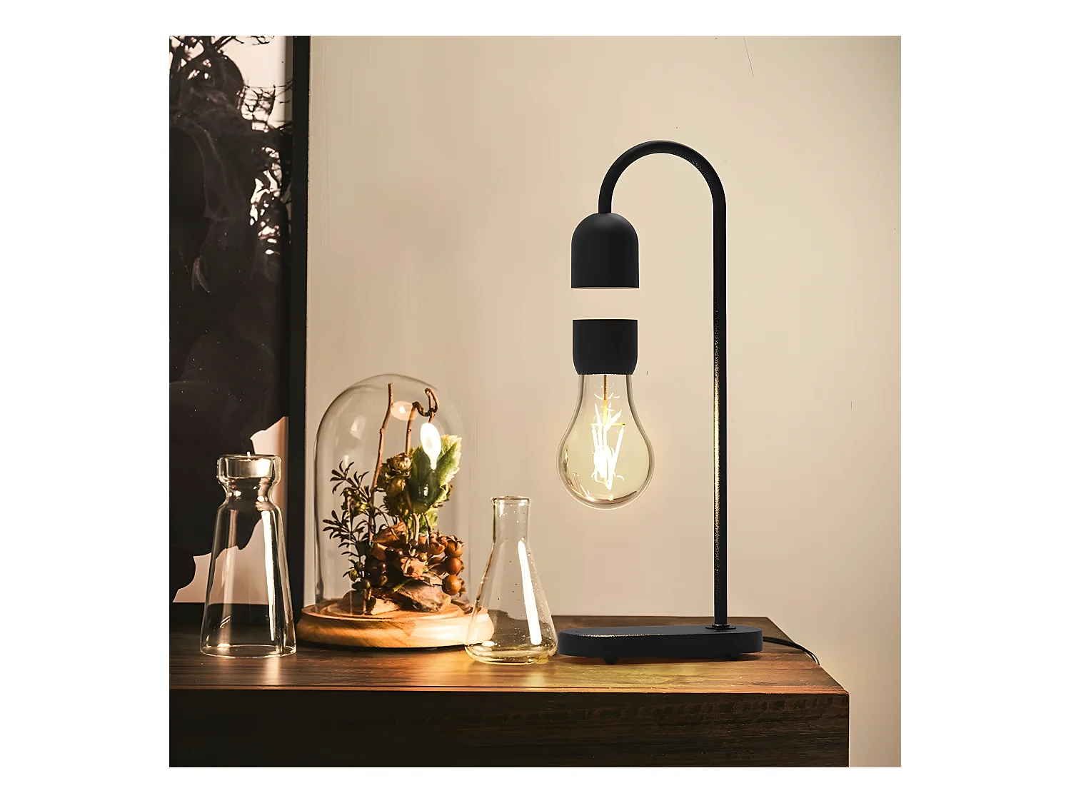 Lampe ampoule à led en lévitation NOFALL