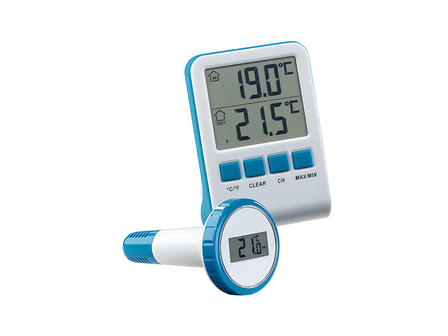 Thermomètre numérique de piscine sans fil