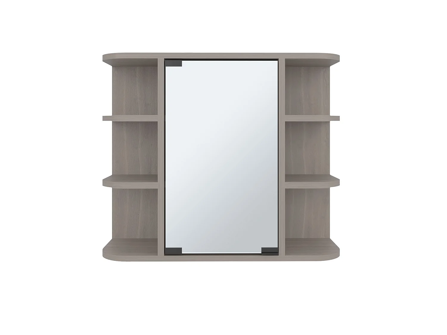 TUHOME CONCEPT Armário de parede para casa de banho Milan de 60 cm, cinza