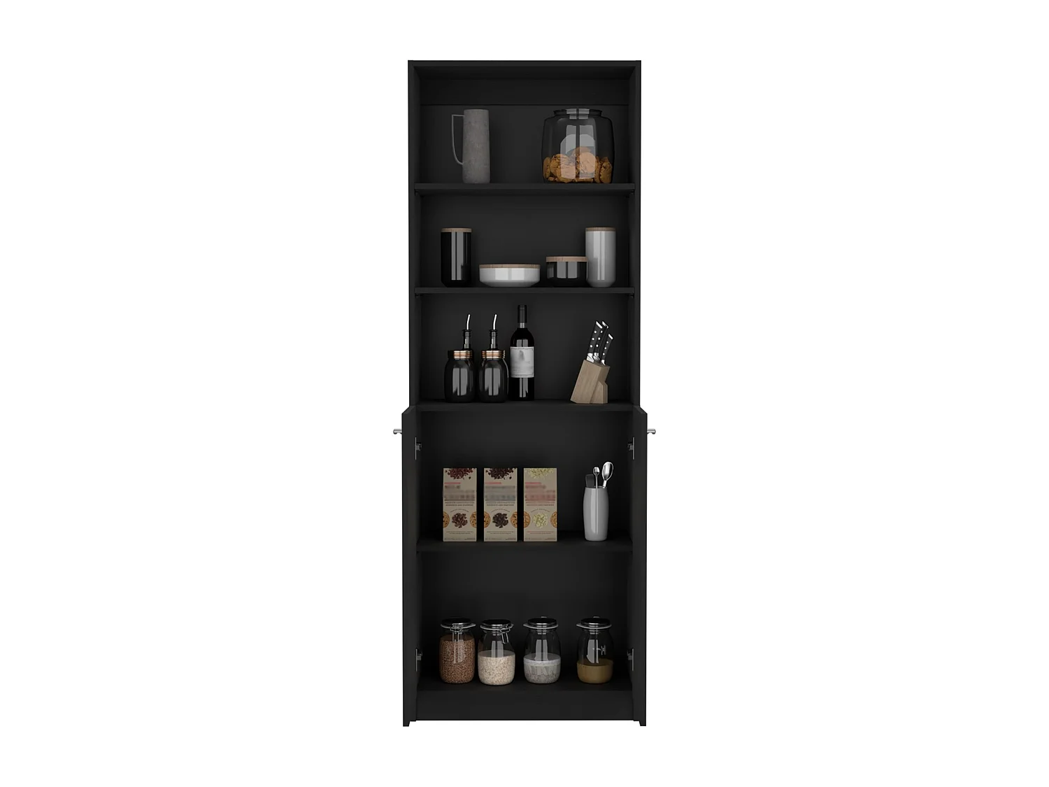 Estante Home de 181 cm com 2 portas, wengué
