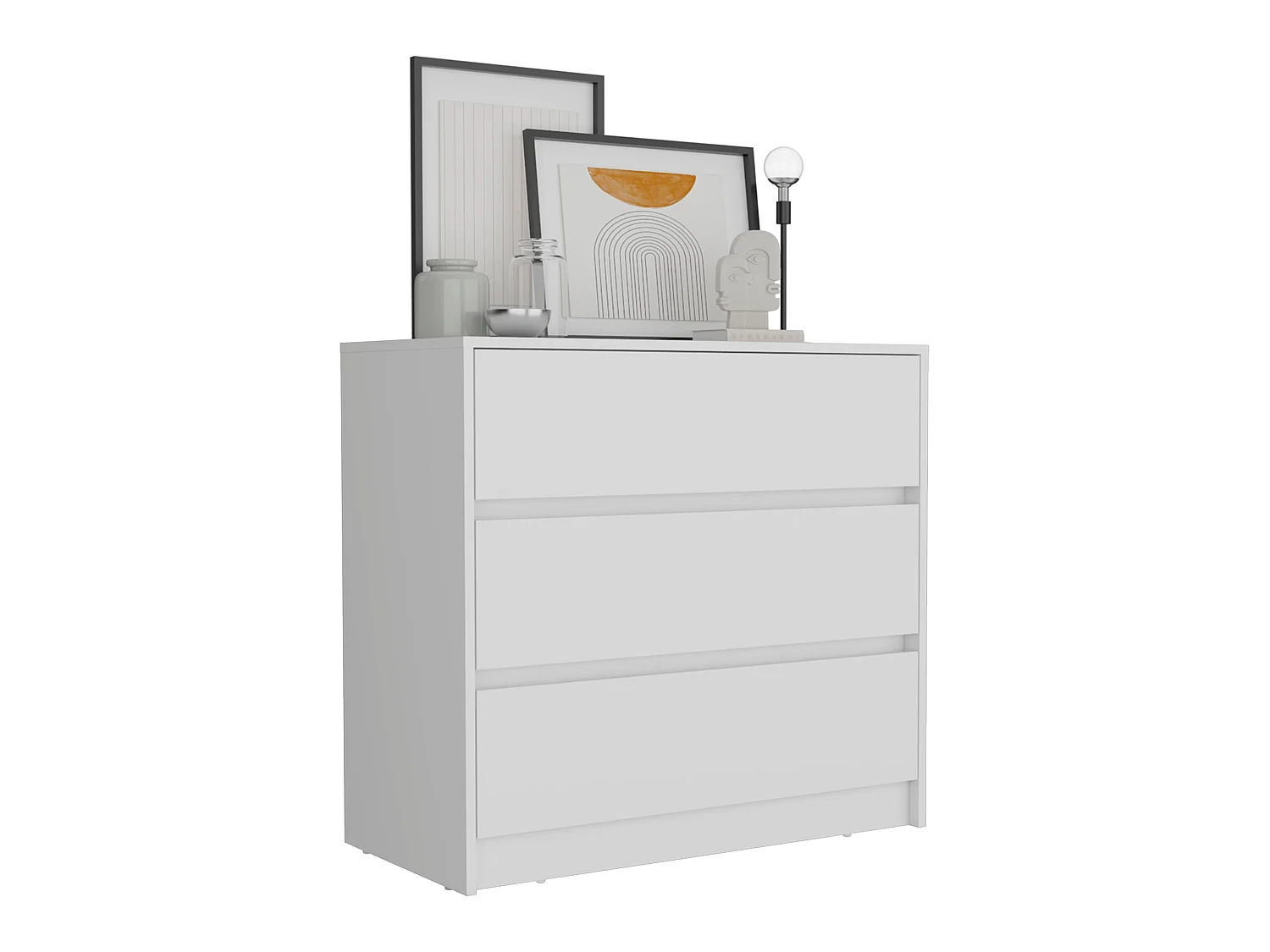 TUHOME CONCEPT Cómoda Austin de 85 cm, branco