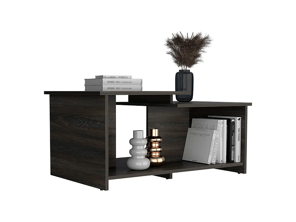 Table basse Wema de 89 cm, gris anthracite