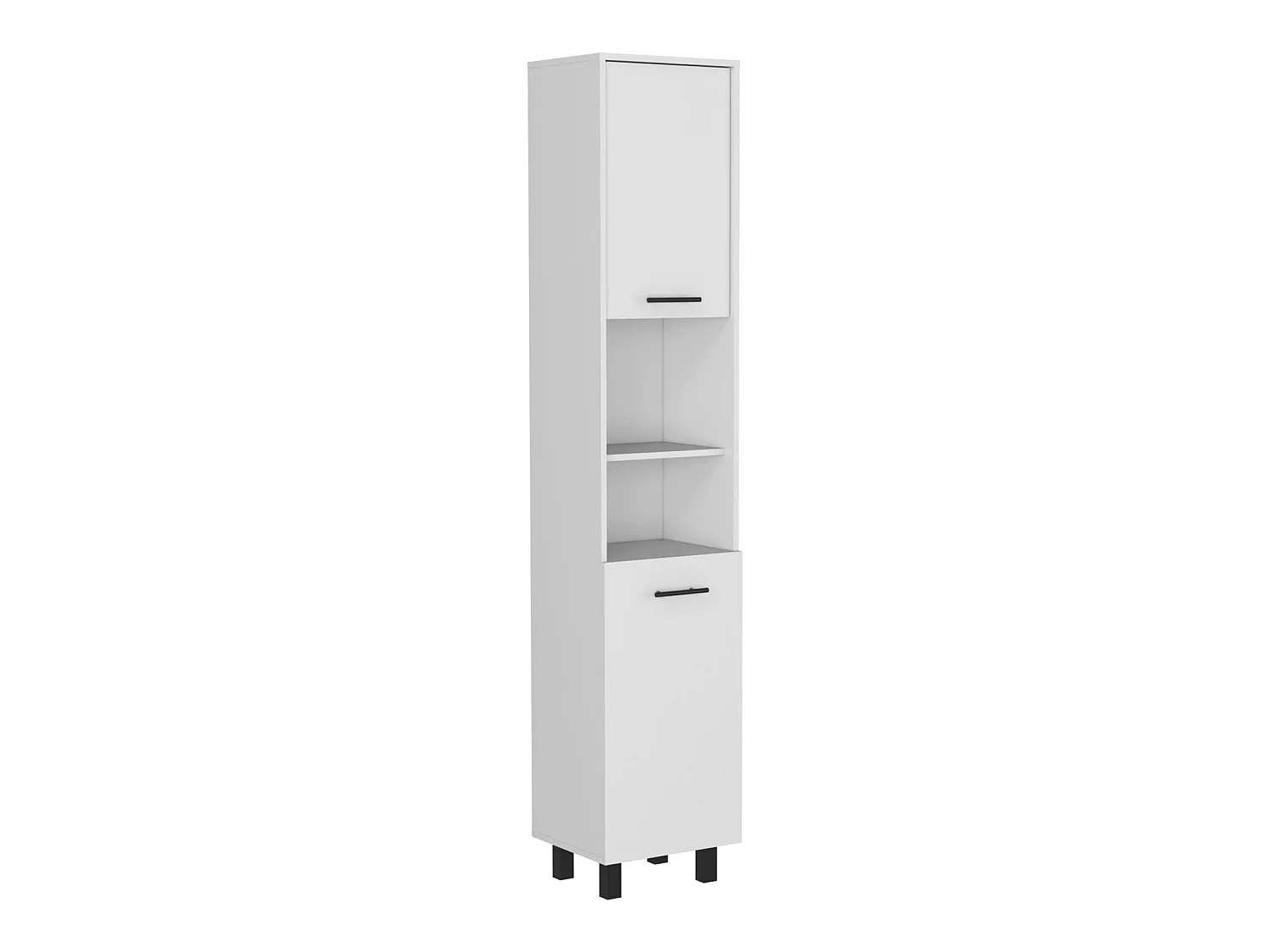 TUHOME CONCEPT Armário despensa de cozinha Hobart de 202 cm, branco