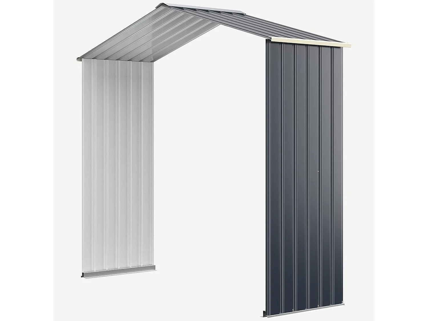 Kit d'Extension pour Abri de Jardin 213,5 x 64 x 194,5cm