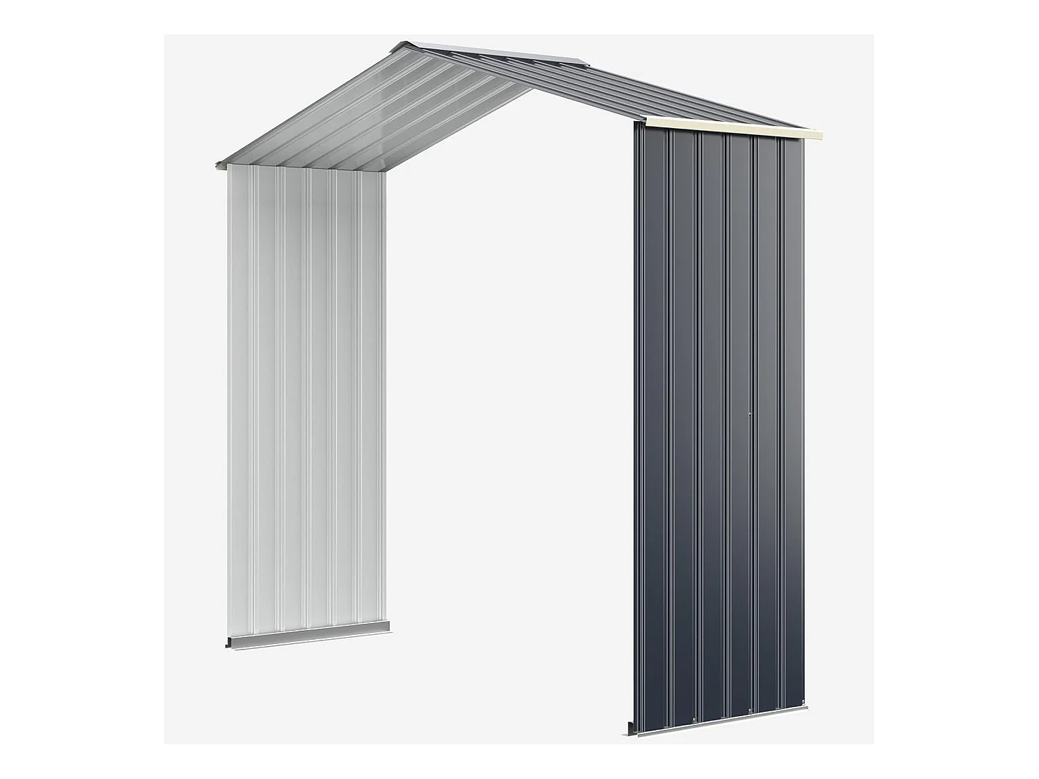 Kit d'Extension pour Abri de Jardin 213,5 x 64 x 194,5cm