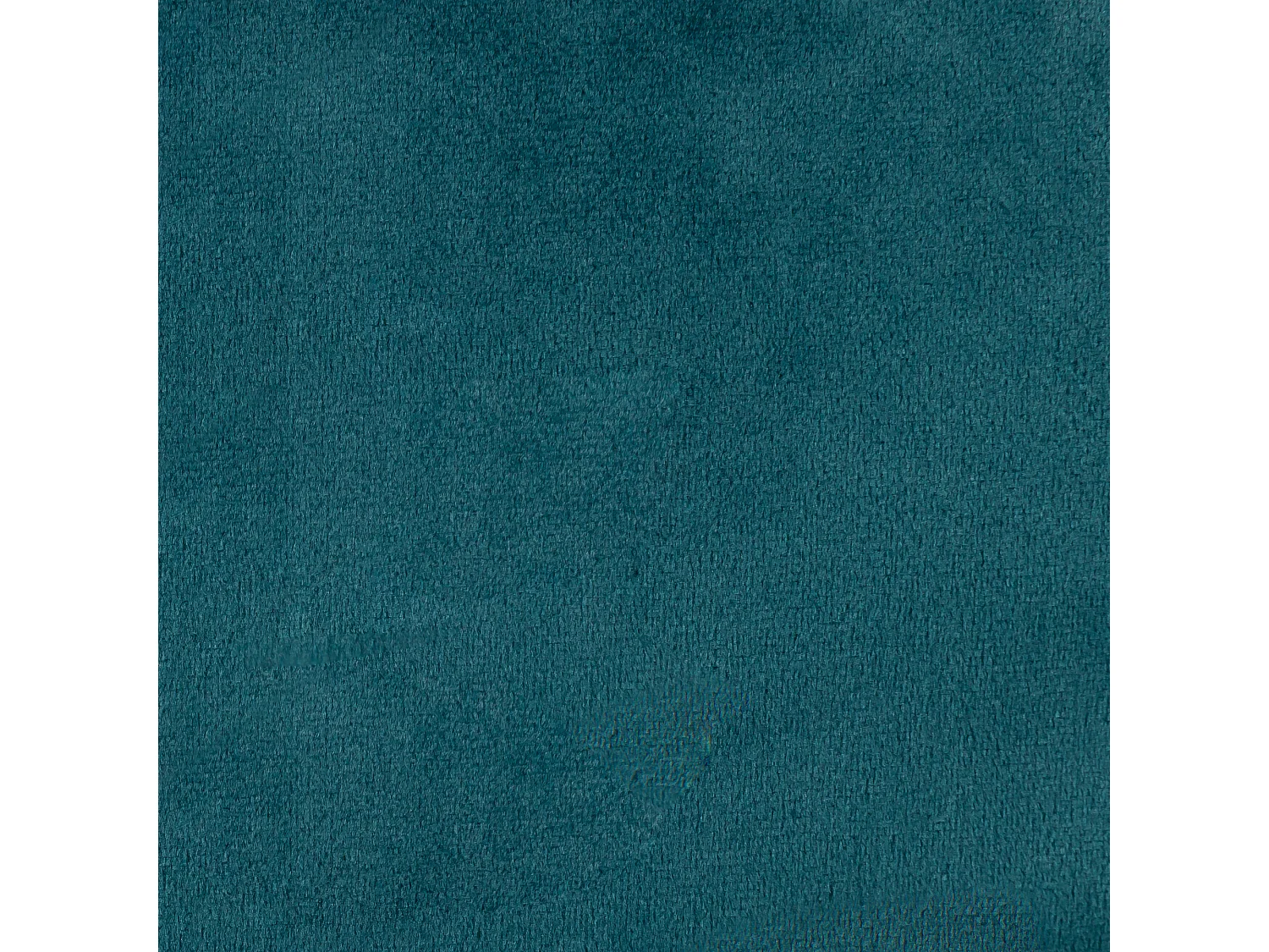 Pouf fauteuil velours bleu canard - NATALIA