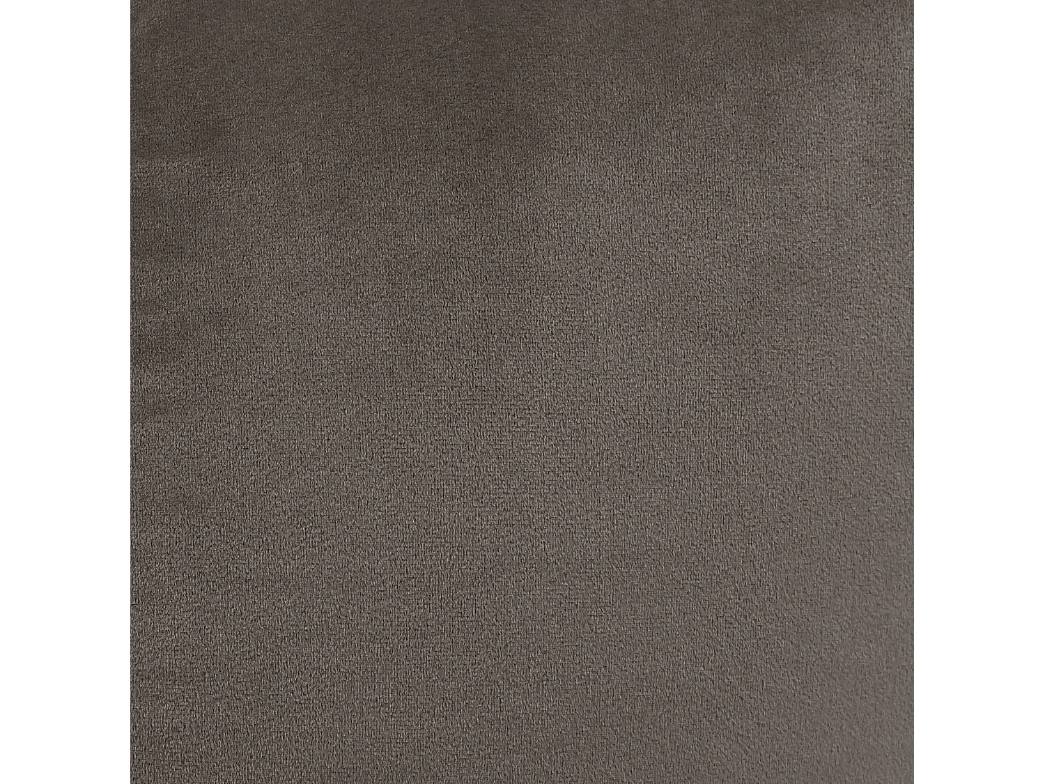 Pouf fauteuil avec repose-pied velours gris anthracite - SIRENA