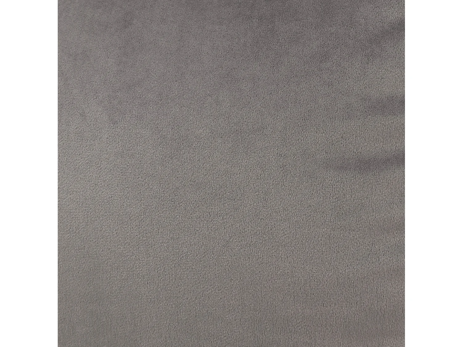 Pouf fauteuil velours gris anthracite - NATALIA