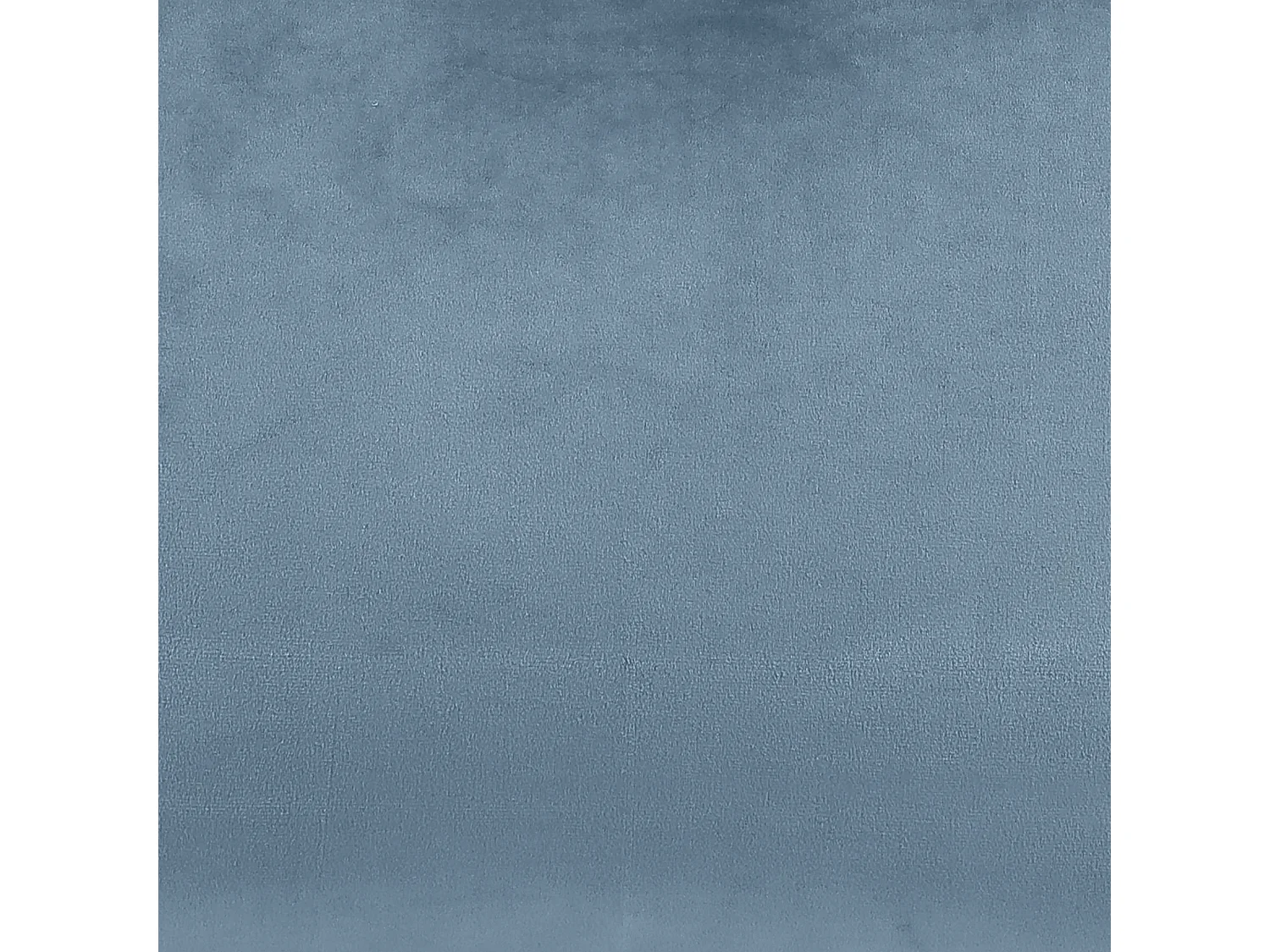 Pouf fauteuil avec repose-pied velours bleu minéral - SIRENA