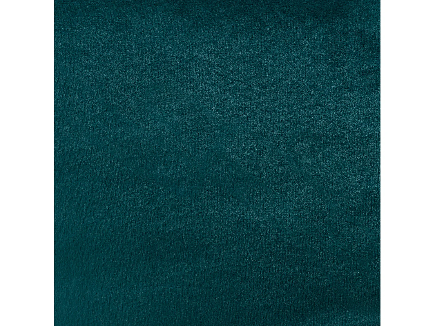 Pouf fauteuil avec repose-pied velours bleu canard - SIRENA