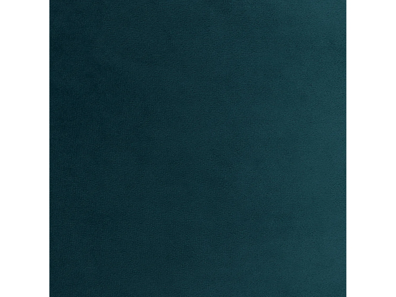 Pouf fauteuil avec repose-pied rond velours bleu canard - NATALIA