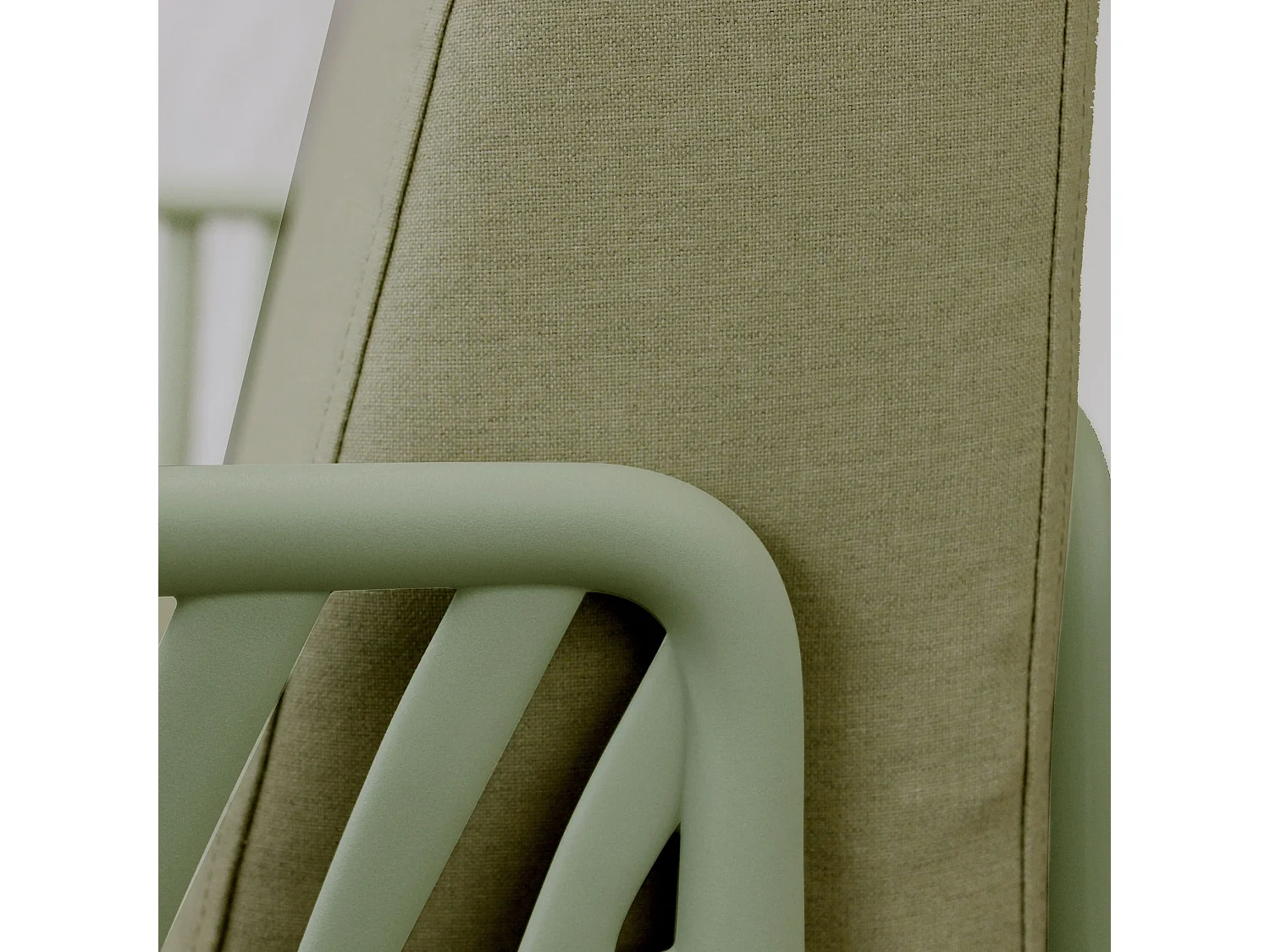 MilaniHome.it - Salotto con divano 2 posti da giardino in polipropilenedi coloreVerde Oliva