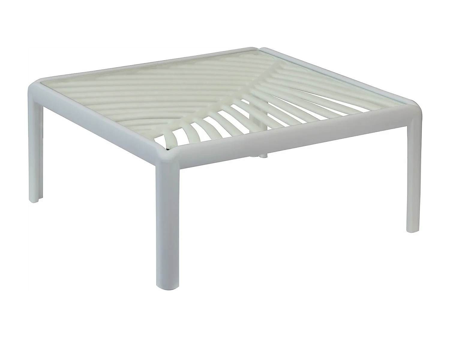 MilaniHome.it - tavolino per salotto modulare di design per esterno giardino cm 70 l x 70 p x 32 hdi coloreTortora