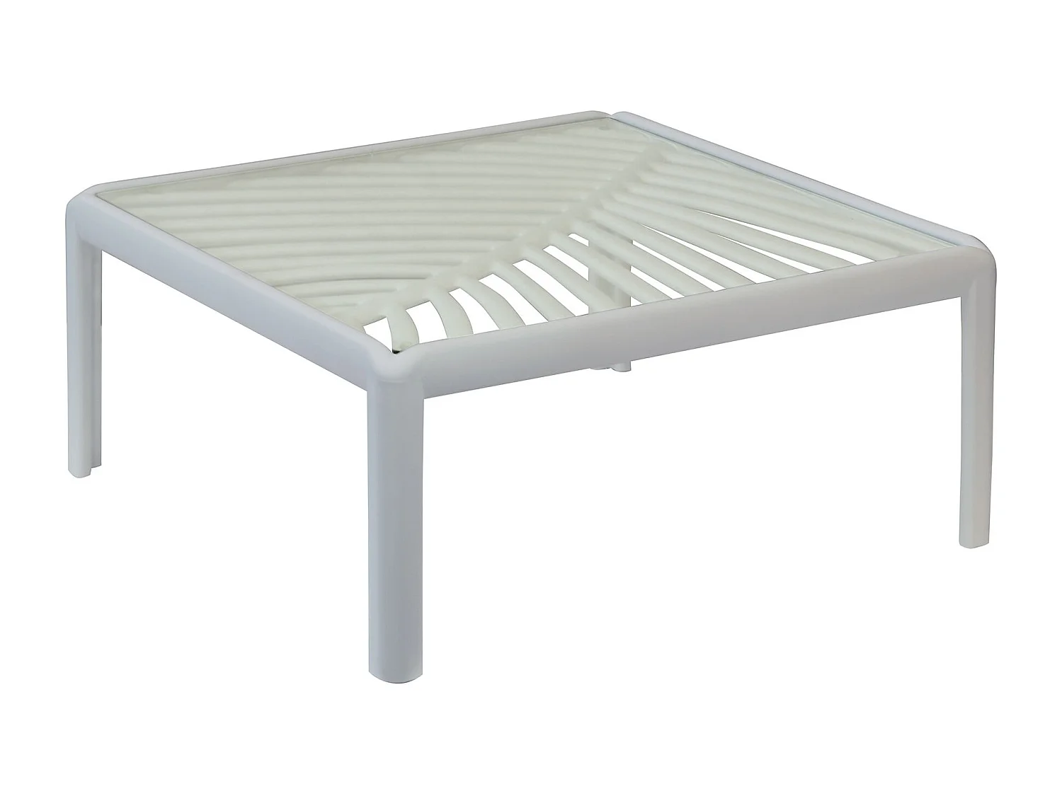 MilaniHome.it - tavolino per salotto modulare di design per esterno giardino cm 70 l x 70 p x 32 hdi coloreTortora