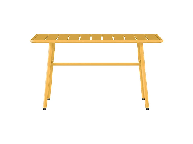 Metalen tuintafel - Mosterdgeel - MIRMANDE van MYLIA