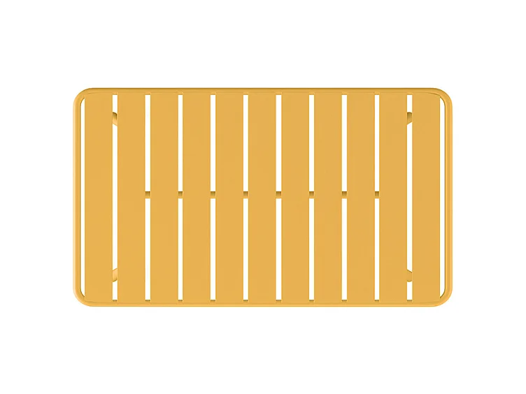 Metalen tuintafel - Mosterdgeel - MIRMANDE van MYLIA