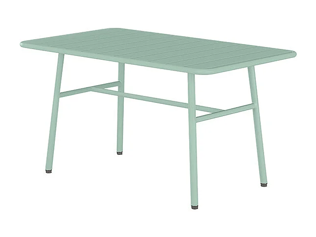 Table basse de jardin en métal - Vert amande - MIRMANDE de MYLIA