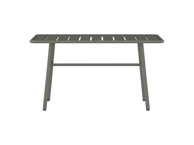 Lage tuin salontafel van metaal - Donkergrijs - MIRMANDE van MYLIA