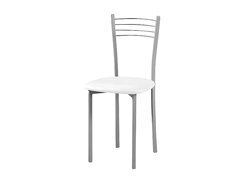 Pack de 4 sillas de cocina Gida Blanco