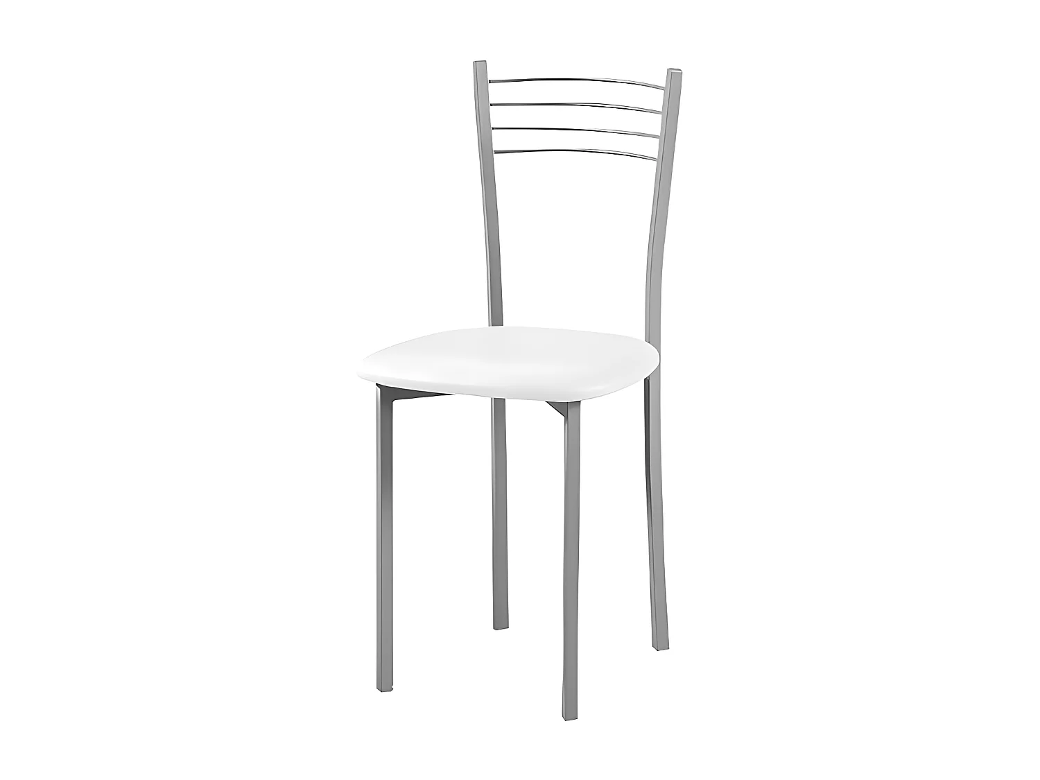 Pack de 4 sillas de cocina Gida Blanco