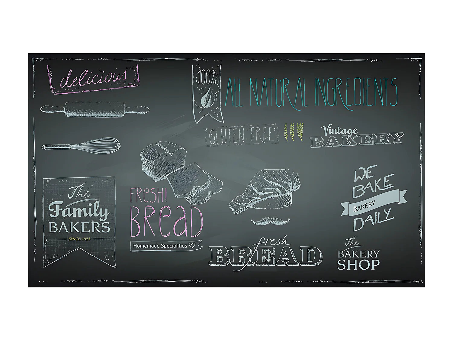 Mesa de cocina Cica Negro Bakery