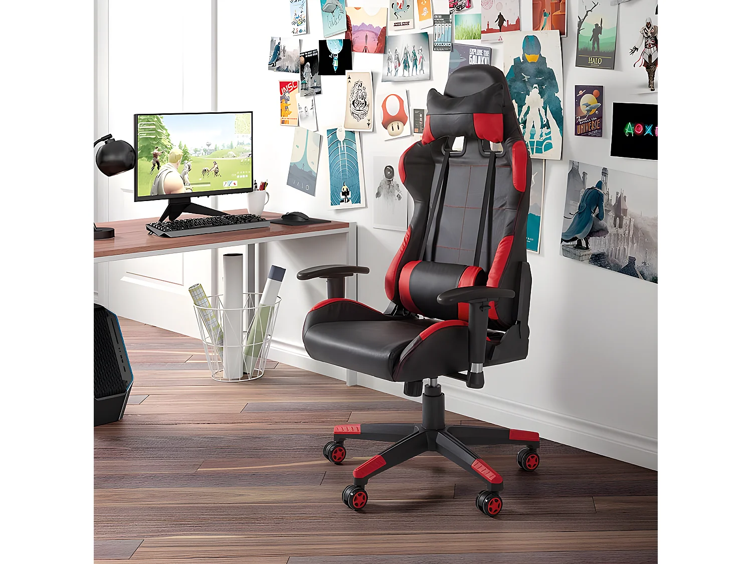 Silla gaming Silverstone Roja