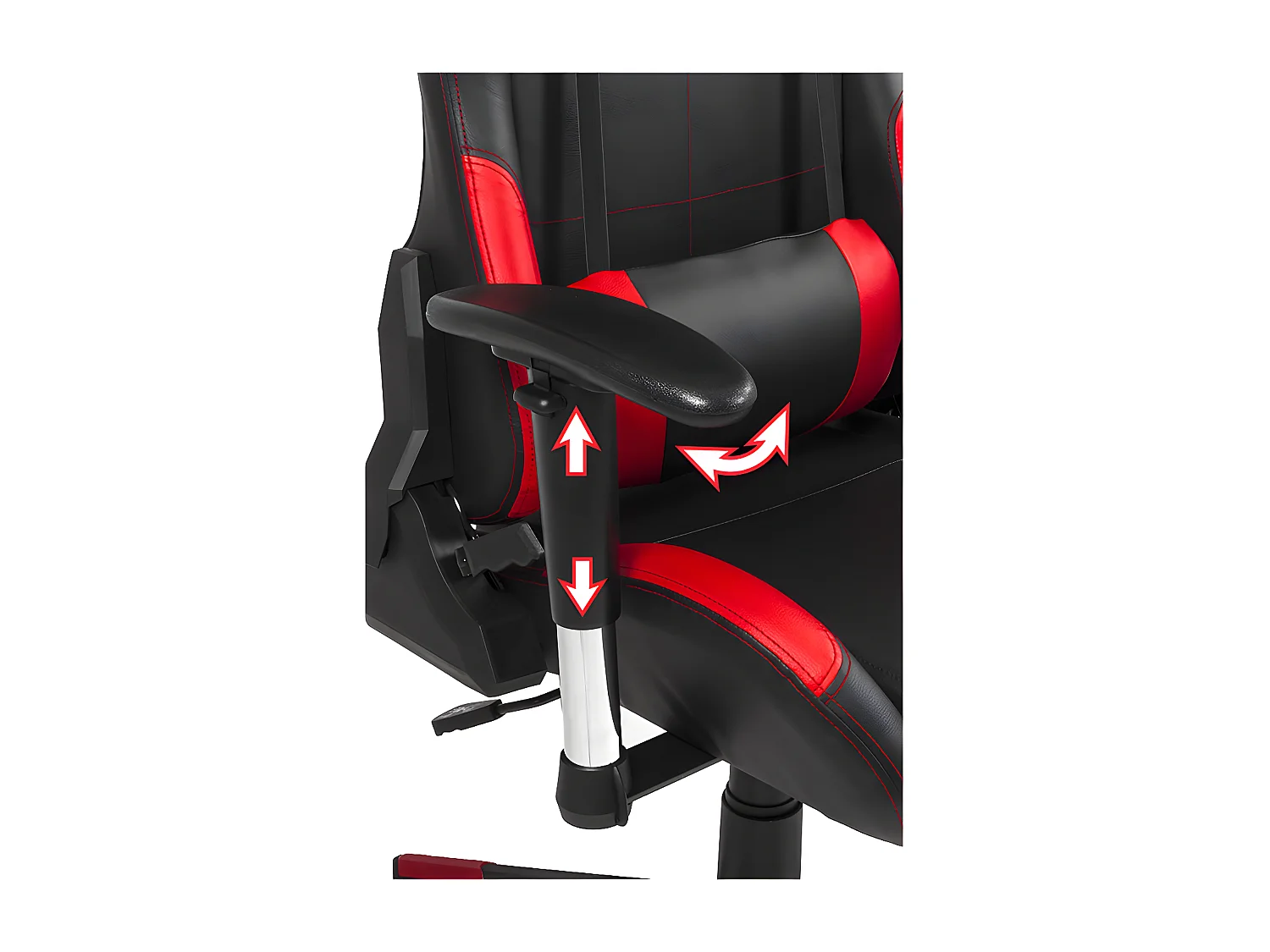 Silla gaming Silverstone Roja