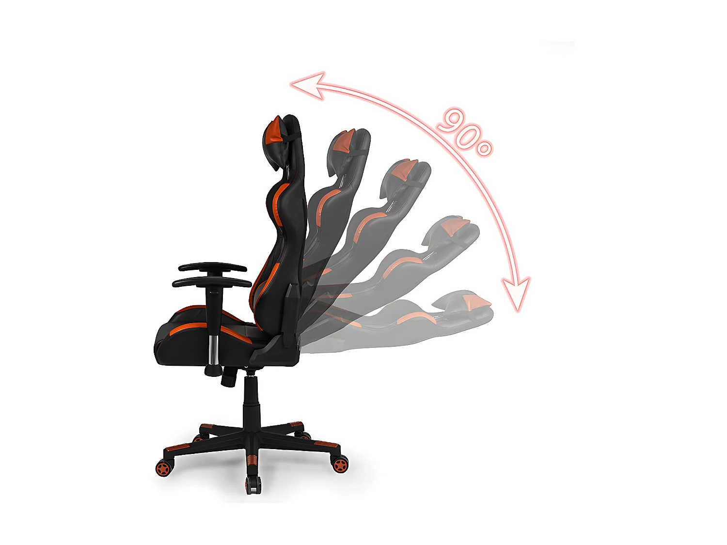 Silla gaming Silverstone Roja