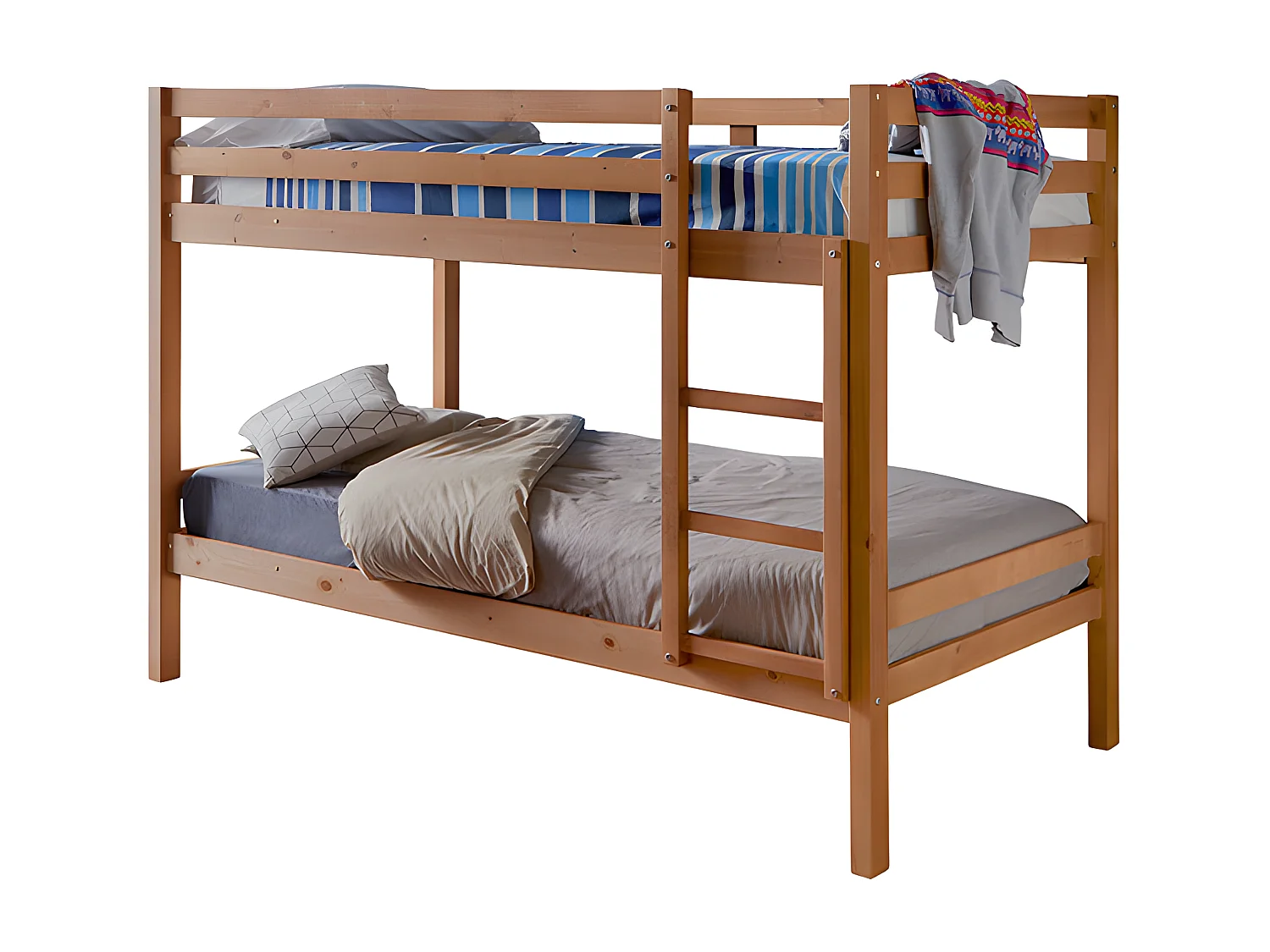 Litera de madera Premier Nogal Lavado