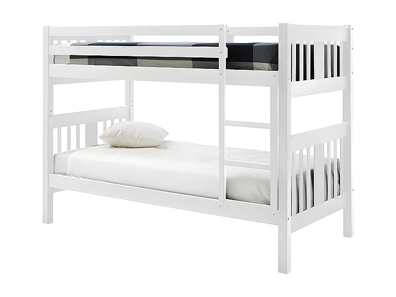 Litera de madera Pacha Blanco Lacado