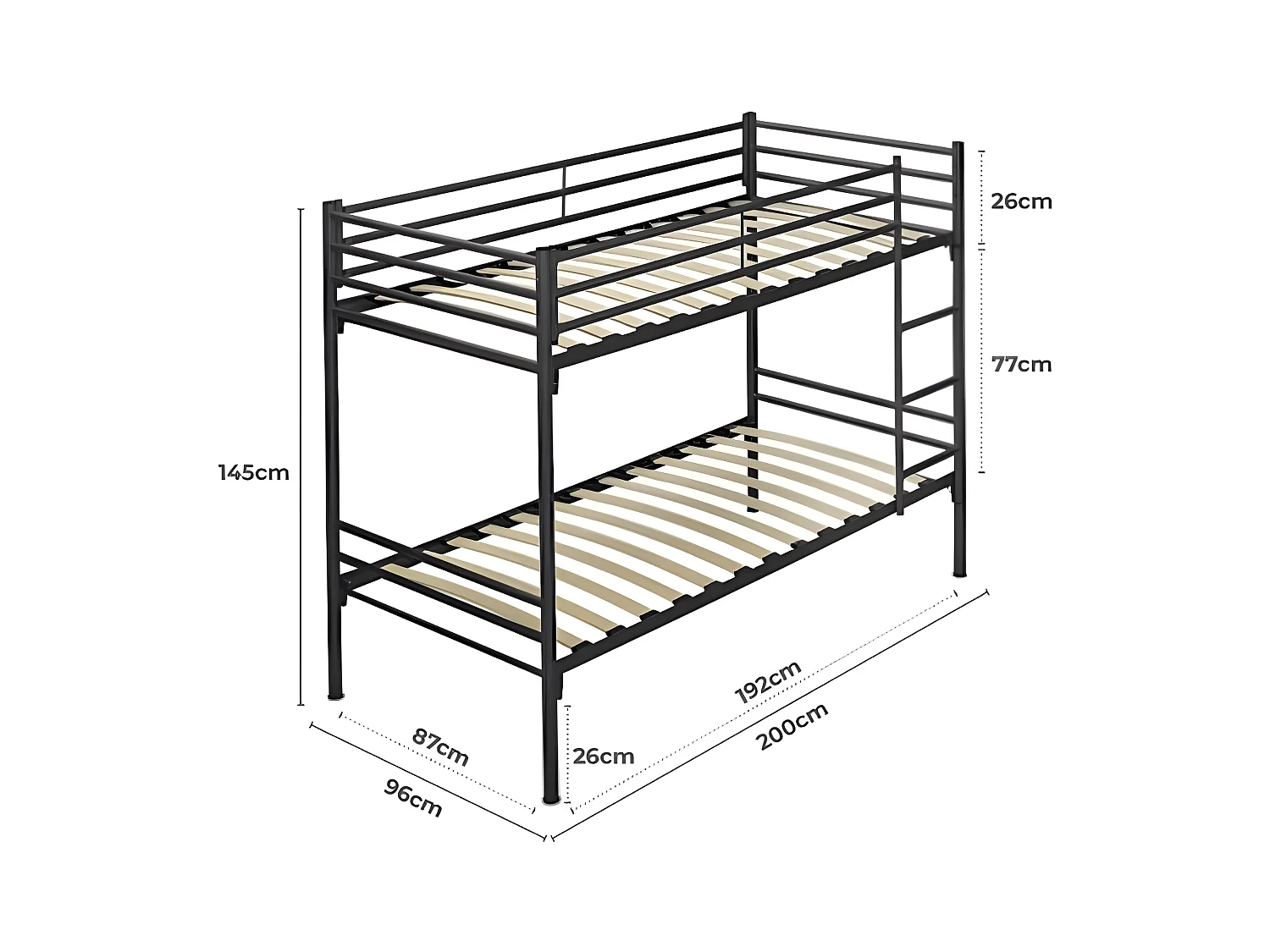 Litera metálica 250 Grafito