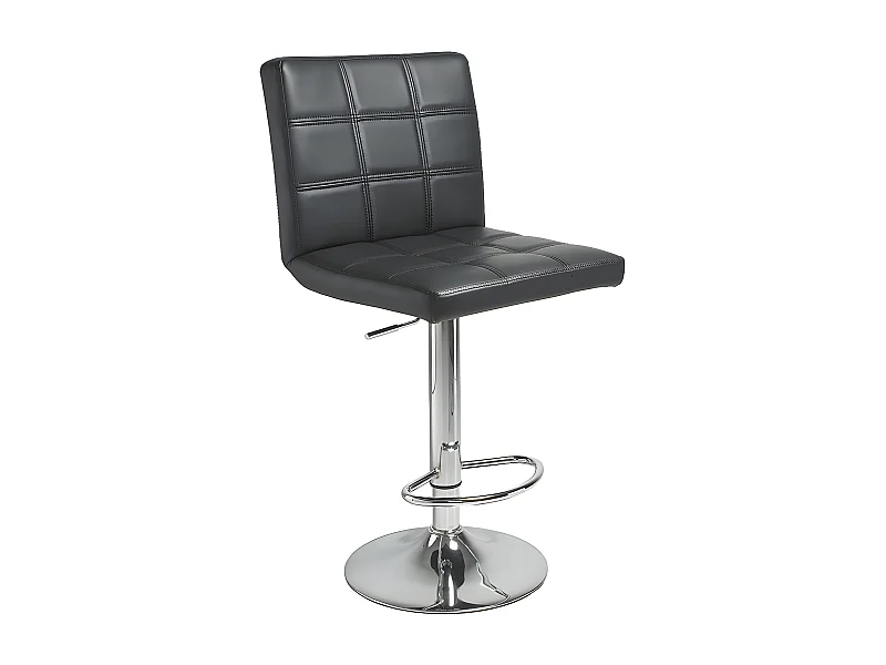 Taburete elevable Club Negro